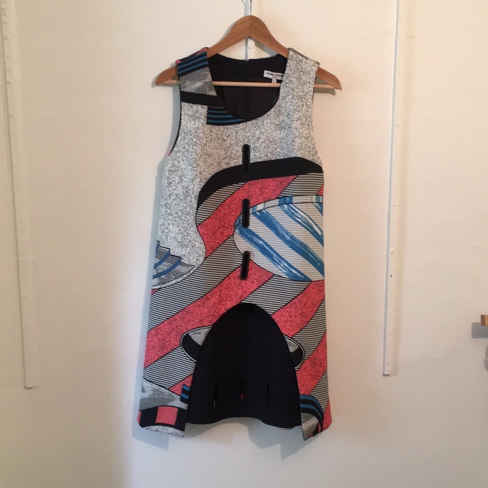 Opening Ceremony Grommet Two Layer Dress